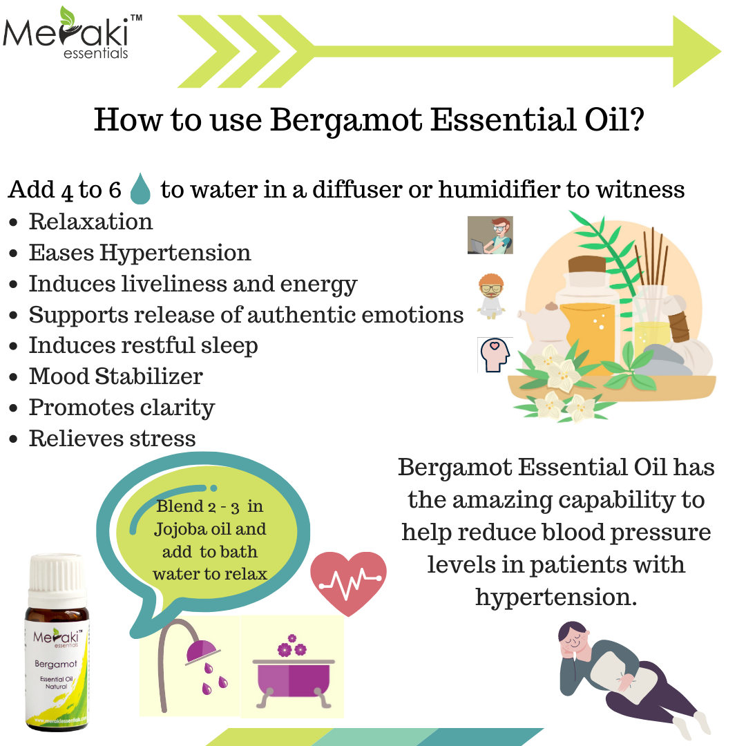 Bergamot Essential Oil Meraki Essentials Meraki Essentials
