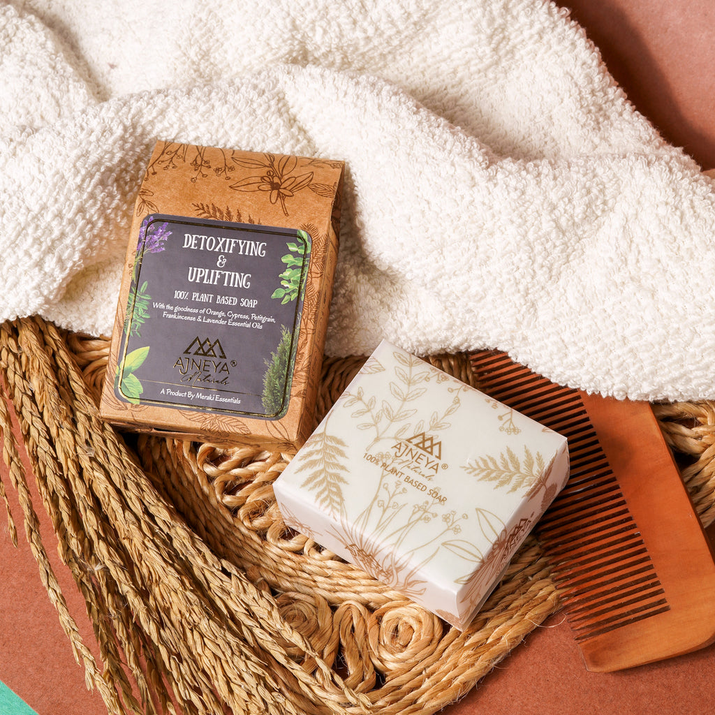 Ajneya Naturals - Detoxifying and Uplifting Handmade Cold processed Soap