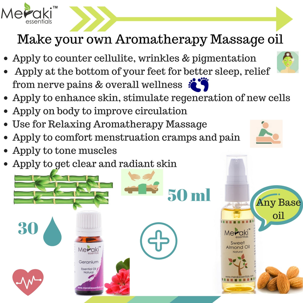 geranium essential massage oil 