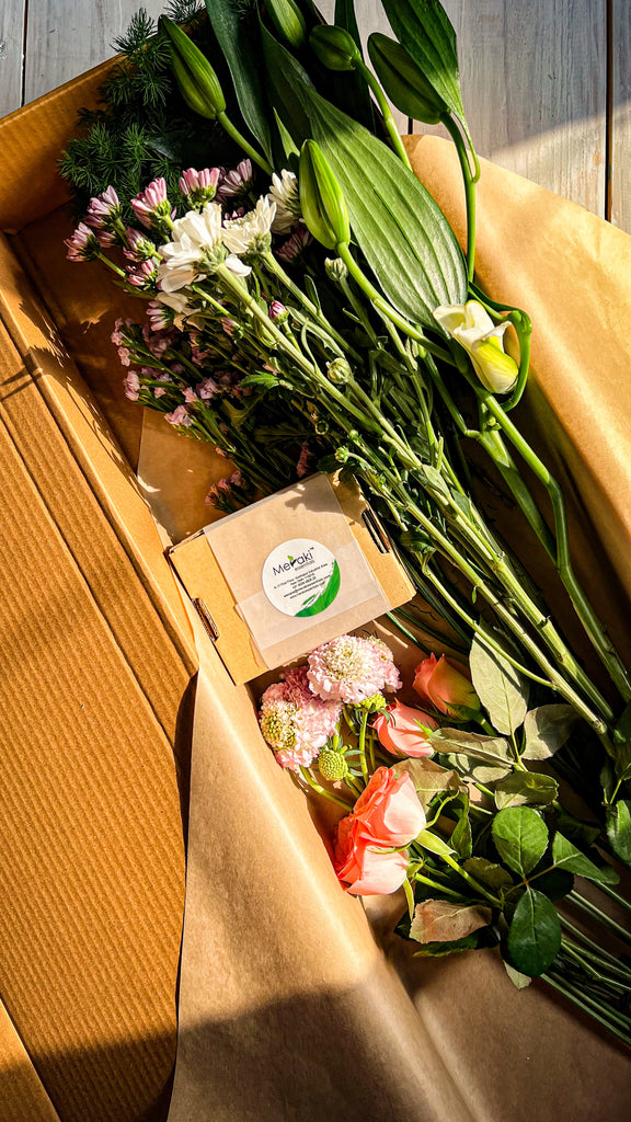 Self Care Hamper - Fortnight Subscription of Fresh Flowers, Handmade Cold Processed Soap & Essential Oils
