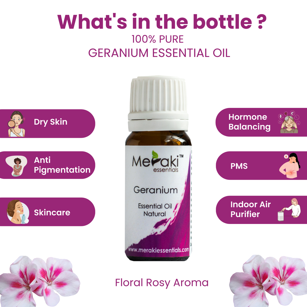 Geranium Essential Oil  (10 ml)