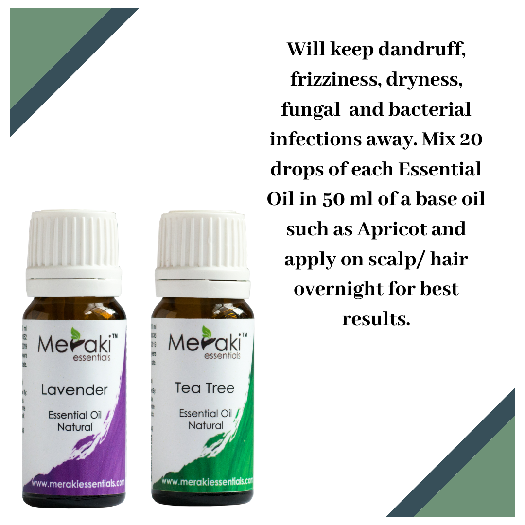 lavender or tea tree oil for acne Acne & Dandruff Essential Oil Set - Lavender & Tea Tree Oil