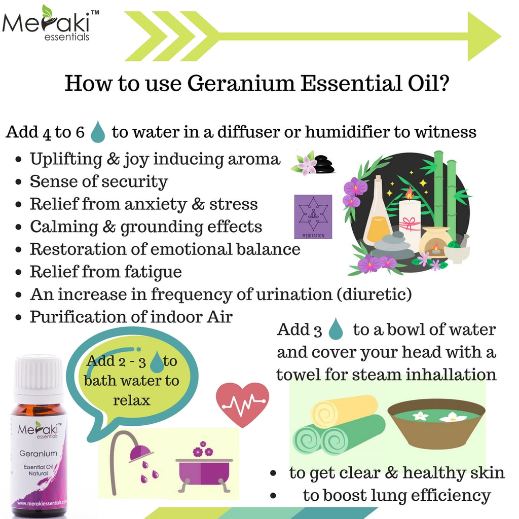 geranium essential oil uses
