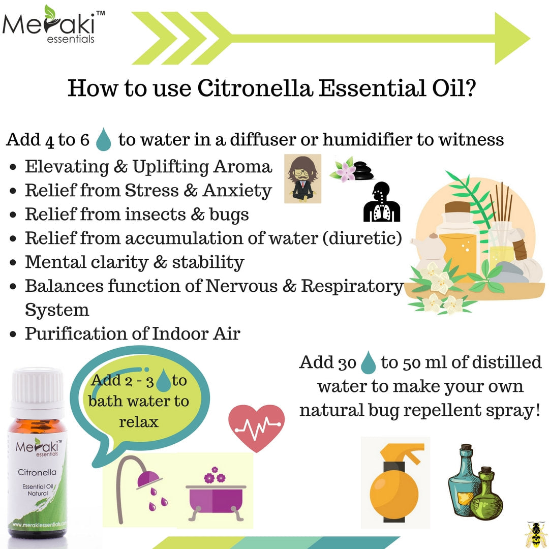 Pure Citronella Essential Oil